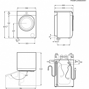 картинка Комплект AEG LFR83966OE+TR839P4CE 